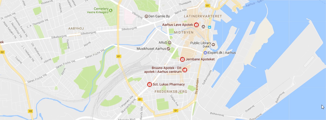 Apoteker i Danmark - Nærmeste apotek