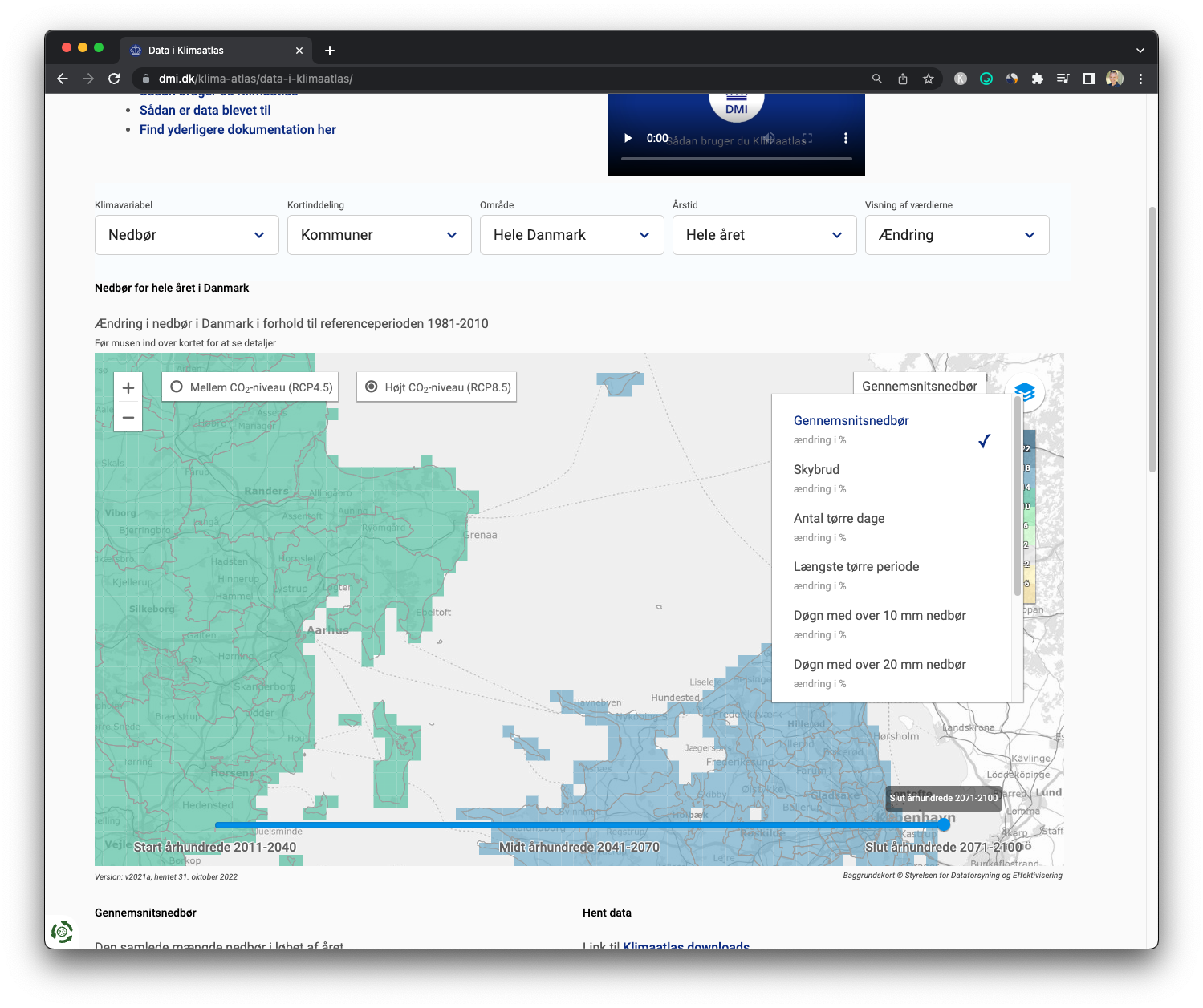 DMI Vejret (Dansk Meteorologisk Institut) Vejret